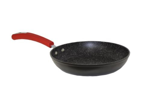 Millvado 11 Nonstick Frying Pan: Large Skillet With Heavy Duty Non Stick  Coating - Red Silicone Handle - Induction Compatible Frypans