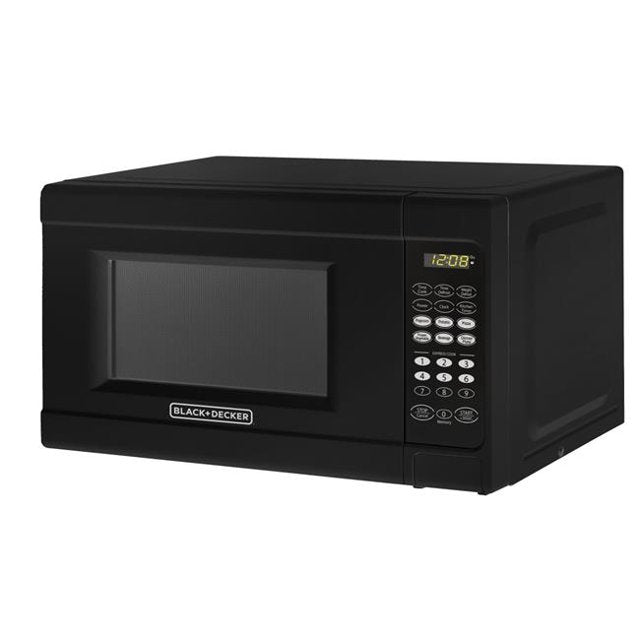 Black+Decker 0.7 Cu. Ft. Digital Microwave, White 