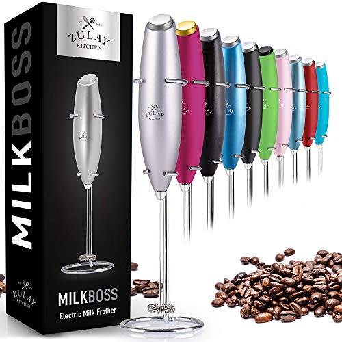 Zulay Kitchen Milk Boss Electric Milk Frother Foam Maker