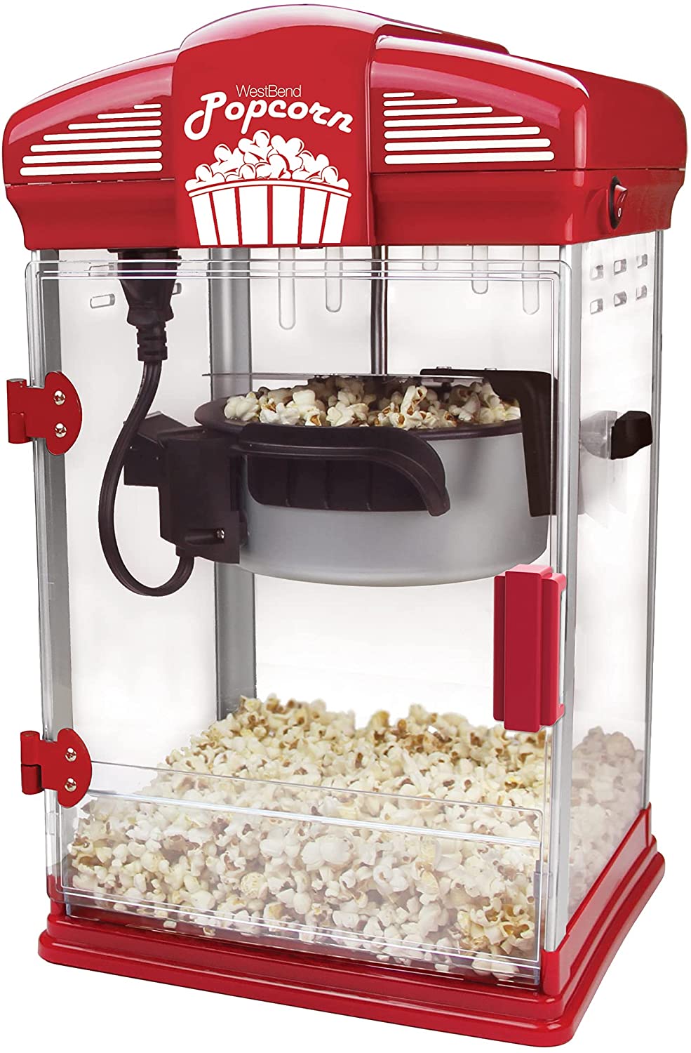 West Bend 82707 Popcorn Machine, Red