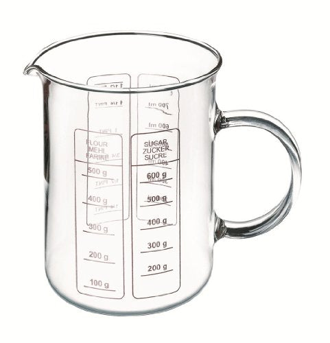 Miniature Real Heatproof Glass Beaker Measuring Cup