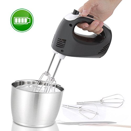 Electric Handheld Whisk USB Rechargeable Portable Cordless Mixer