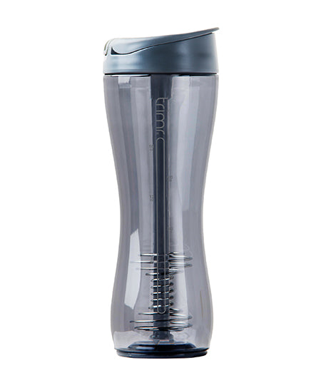 O2Cool Trimr DuoClassic 24 Oz Water and Shaker Bottle Grey