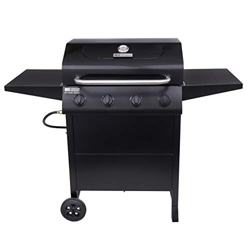 American Gourmet 4 Burner Cart Style Liquid Propane Gas Grill Black