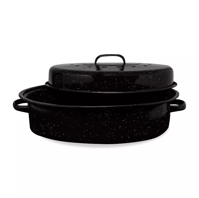 Millvado millvado roasting pan with lid, roaster pan, extra large