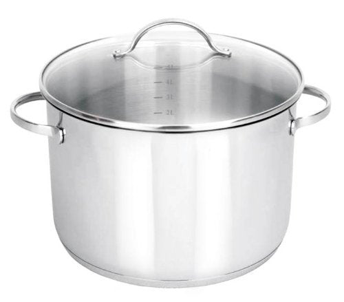 Millvado Stock Pot, Large Stainless Steel 11 Quart StockPot