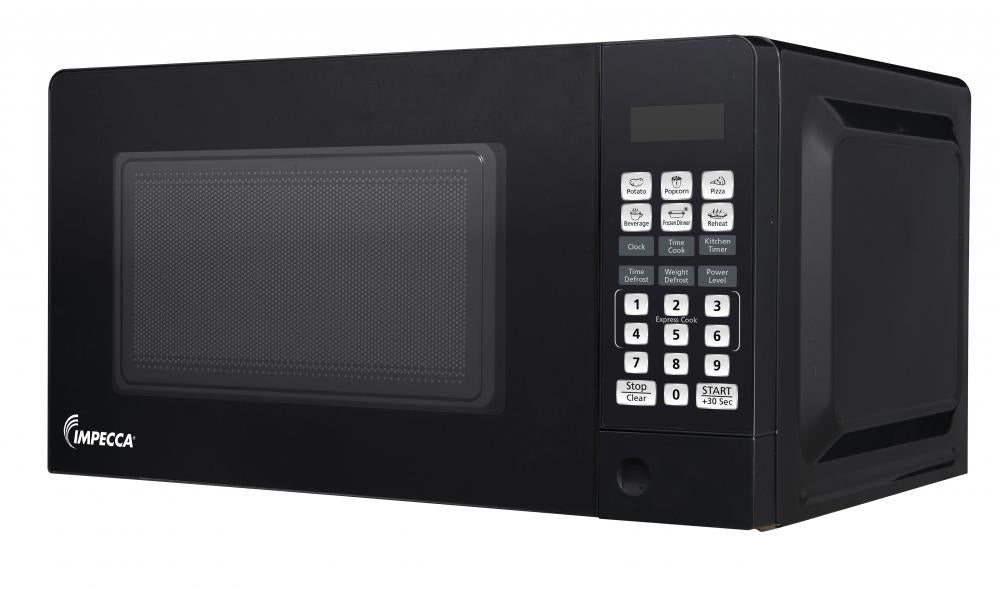 0.7 cu ft 700 Watt Microwave Oven - Black