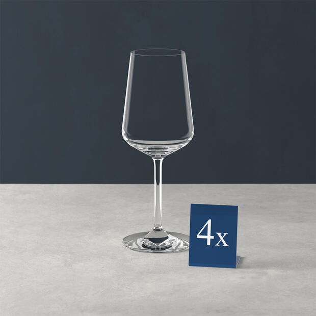 Vikko Dcor Black and Silver Wine Glasses: 11 Oz Wine Tasting Glass