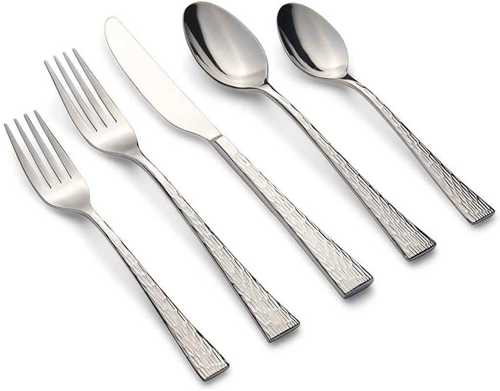 Cambridge Silversmiths Gaze Champagne Satin 20-Piece Flatware Set