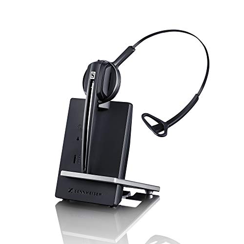 Sennheiser D Single Sided Wireless DECT Headset, Black