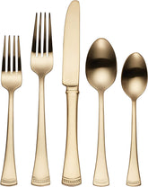 Lenox Portola Gold 20 Piece Flatware Set, Service for 4