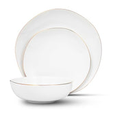 Godinger Andover 12 Piece Dinnerware Set, Service for 4